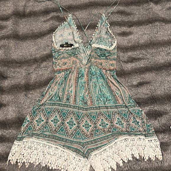 Summer Multi Colored Romper (S) - Picture 2 of 2